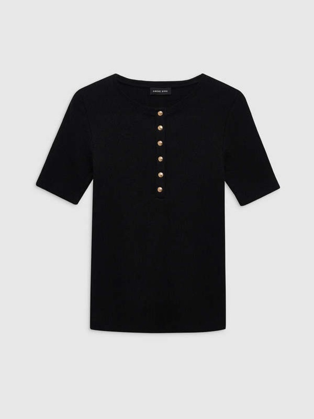 Anine Bing Alessia Short-Sleeve Tee Size Small